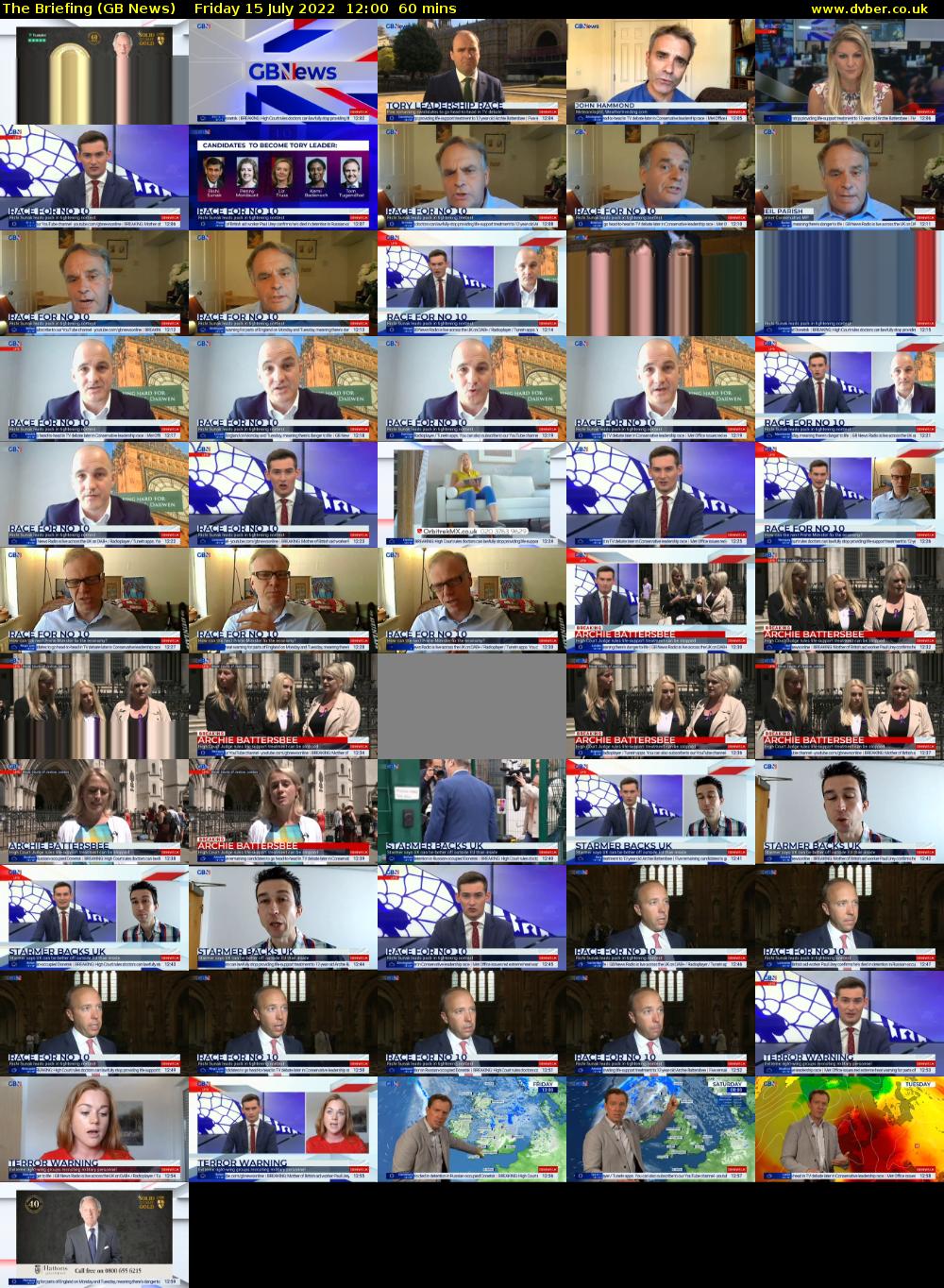 The Briefing (GB News) Friday 15 July 2022 12:00 - 13:00