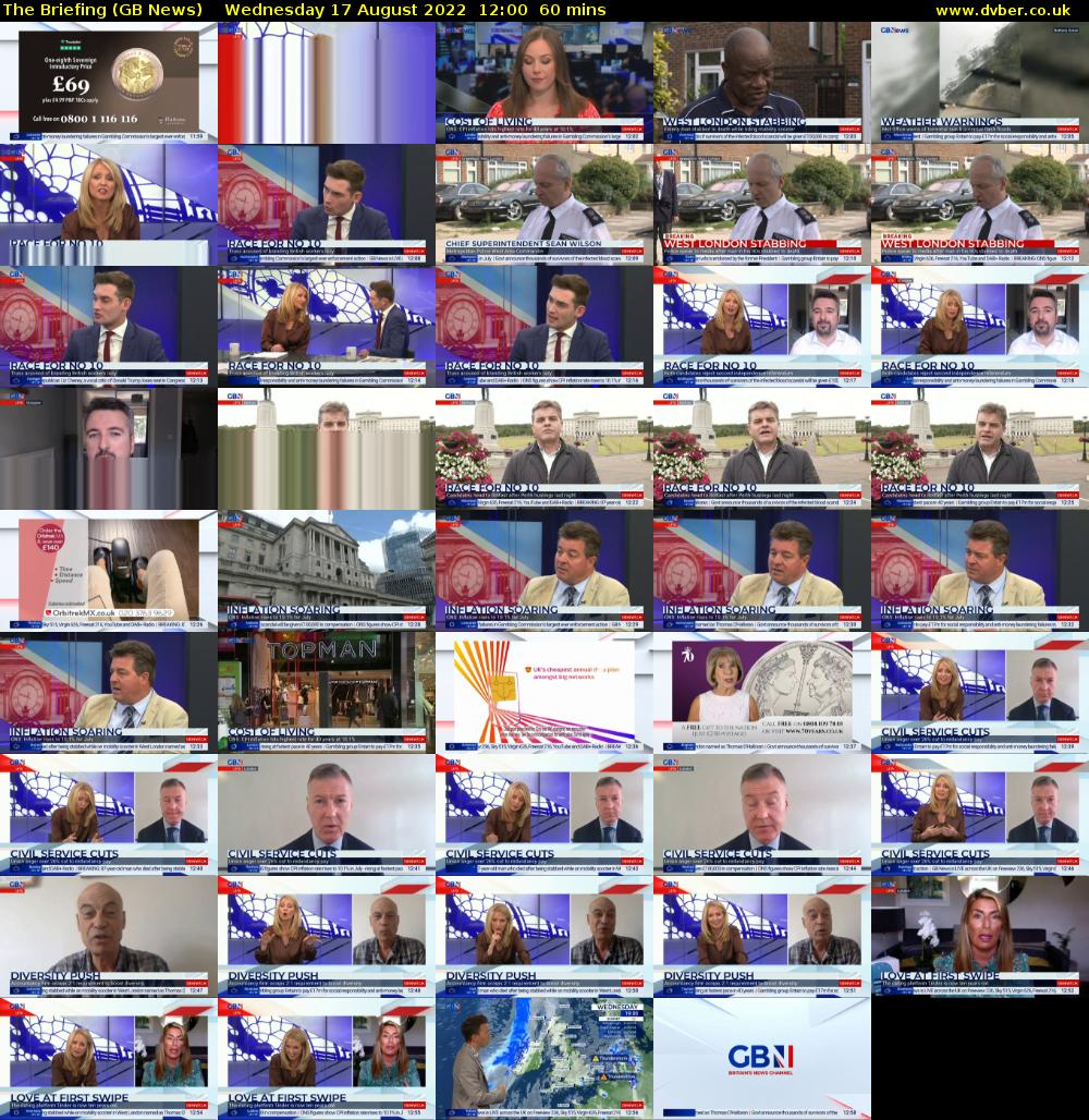 The Briefing (GB News) Wednesday 17 August 2022 12:00 - 13:00
