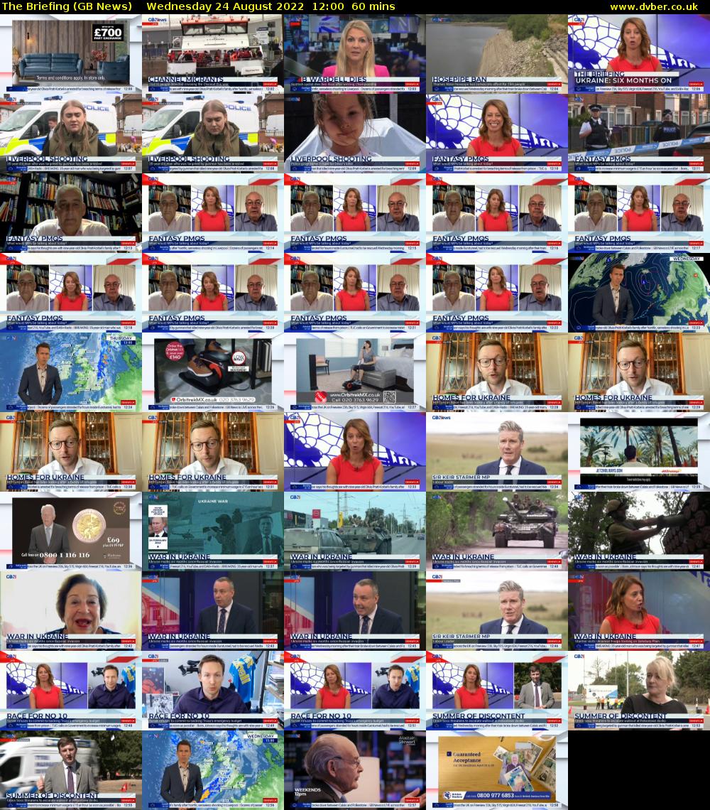 The Briefing (GB News) Wednesday 24 August 2022 12:00 - 13:00