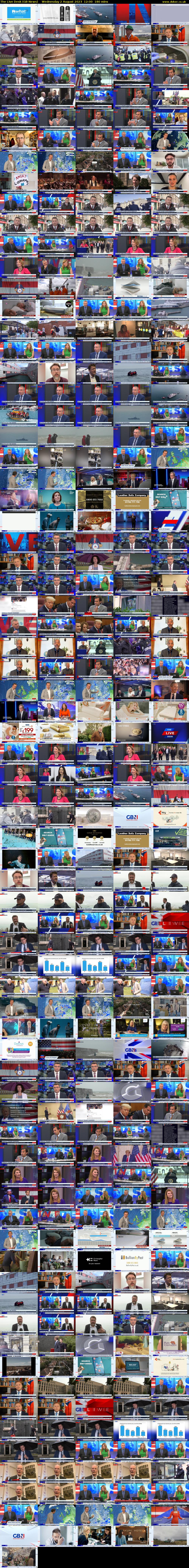 The Live Desk (GB News) Wednesday 2 August 2023 12:00 - 15:00