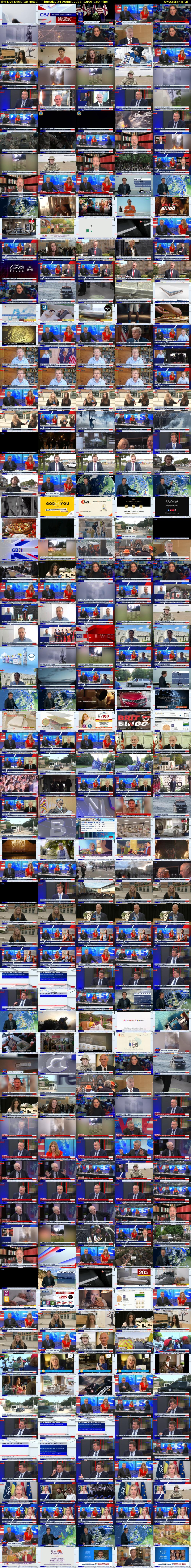 The Live Desk (GB News) Thursday 24 August 2023 12:00 - 15:00