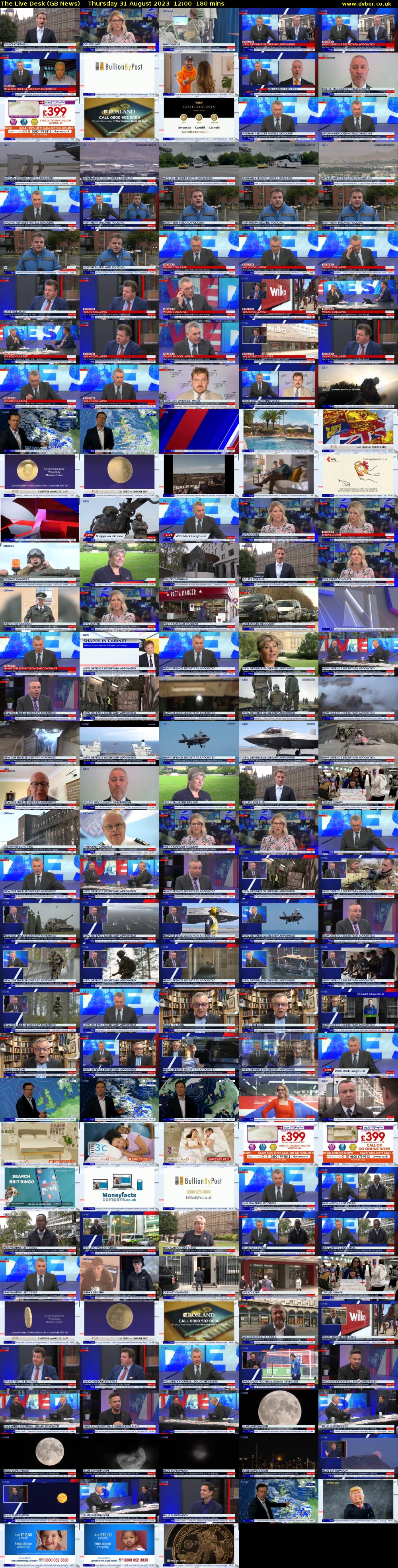 The Live Desk (GB News) Thursday 31 August 2023 12:00 - 15:00