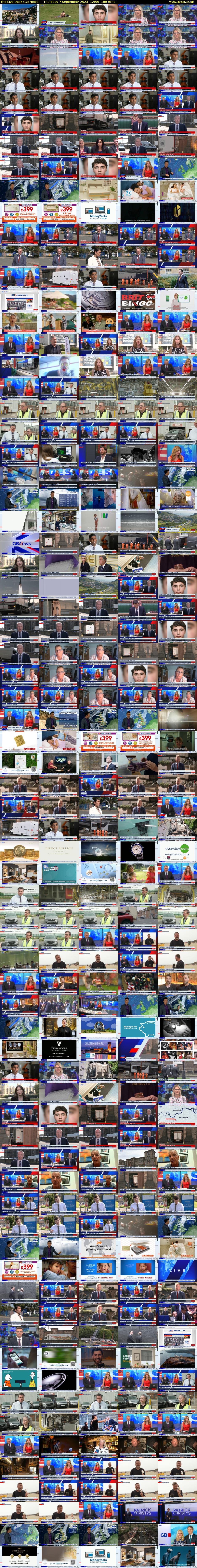 The Live Desk (GB News) Thursday 7 September 2023 12:00 - 15:00