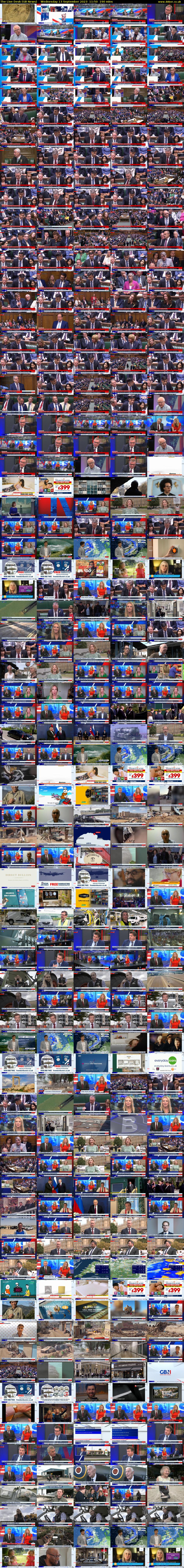The Live Desk (GB News) Wednesday 13 September 2023 11:50 - 15:00