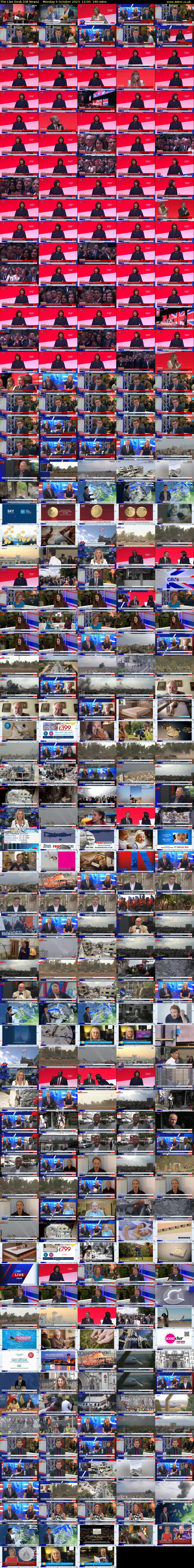 The Live Desk (GB News) Monday 9 October 2023 12:00 - 15:00