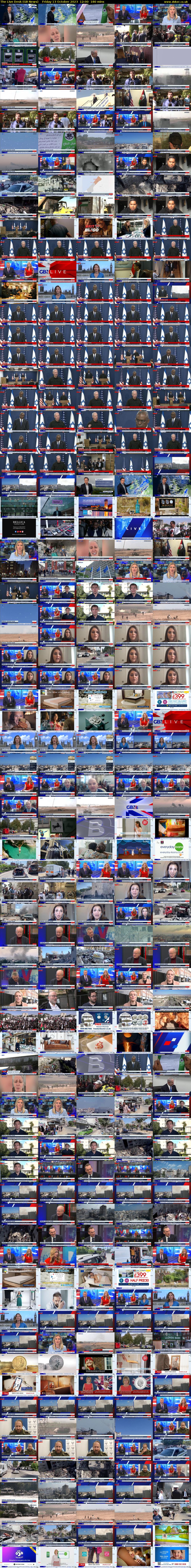 The Live Desk (GB News) Friday 13 October 2023 12:00 - 15:00