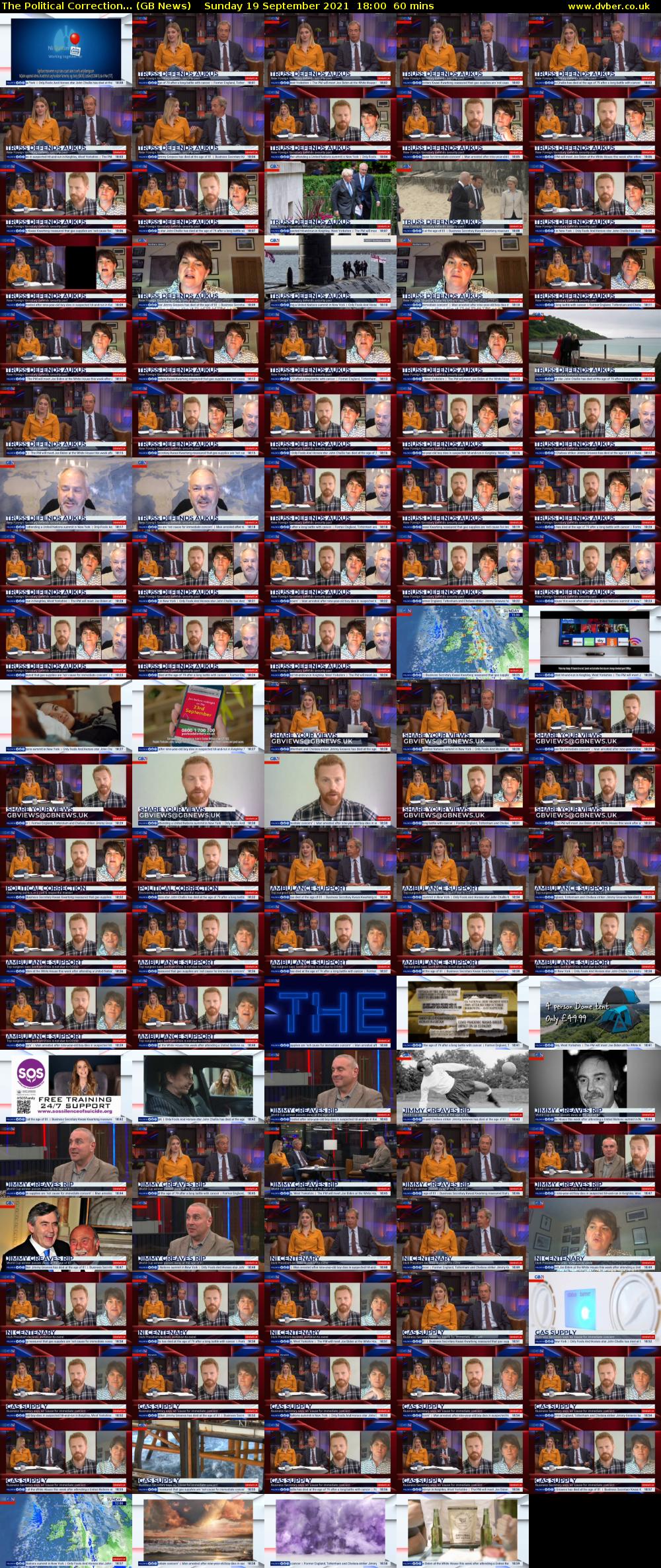 The Political Correction... (GB News) Sunday 19 September 2021 18:00 - 19:00