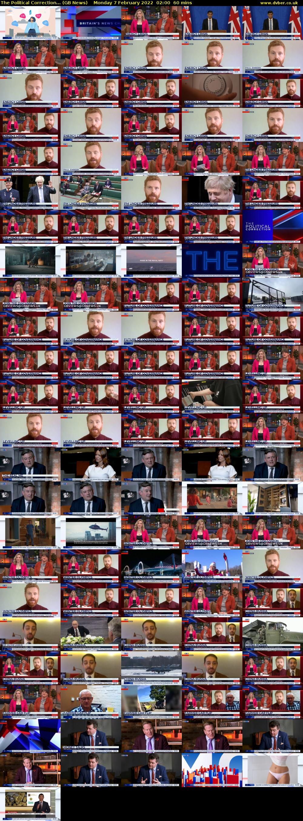 The Political Correction... (GB News) Monday 7 February 2022 02:00 - 03:00
