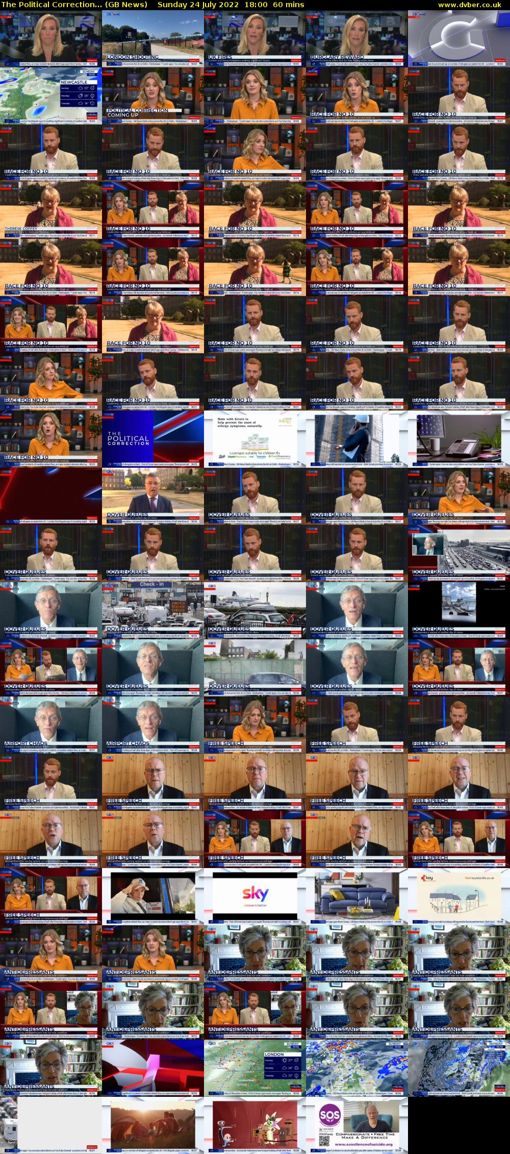 The Political Correction... (GB News) Sunday 24 July 2022 18:00 - 19:00