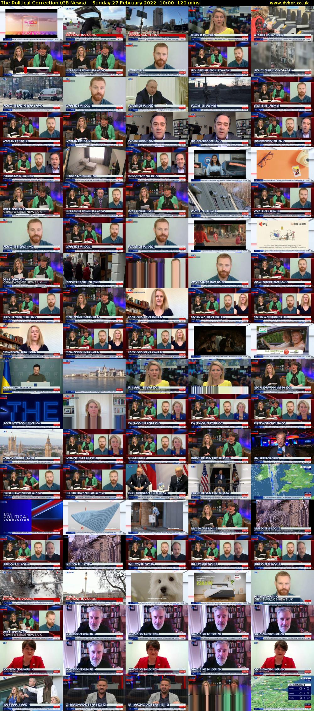 The Political Correction (GB News) Sunday 27 February 2022 10:00 - 12:00