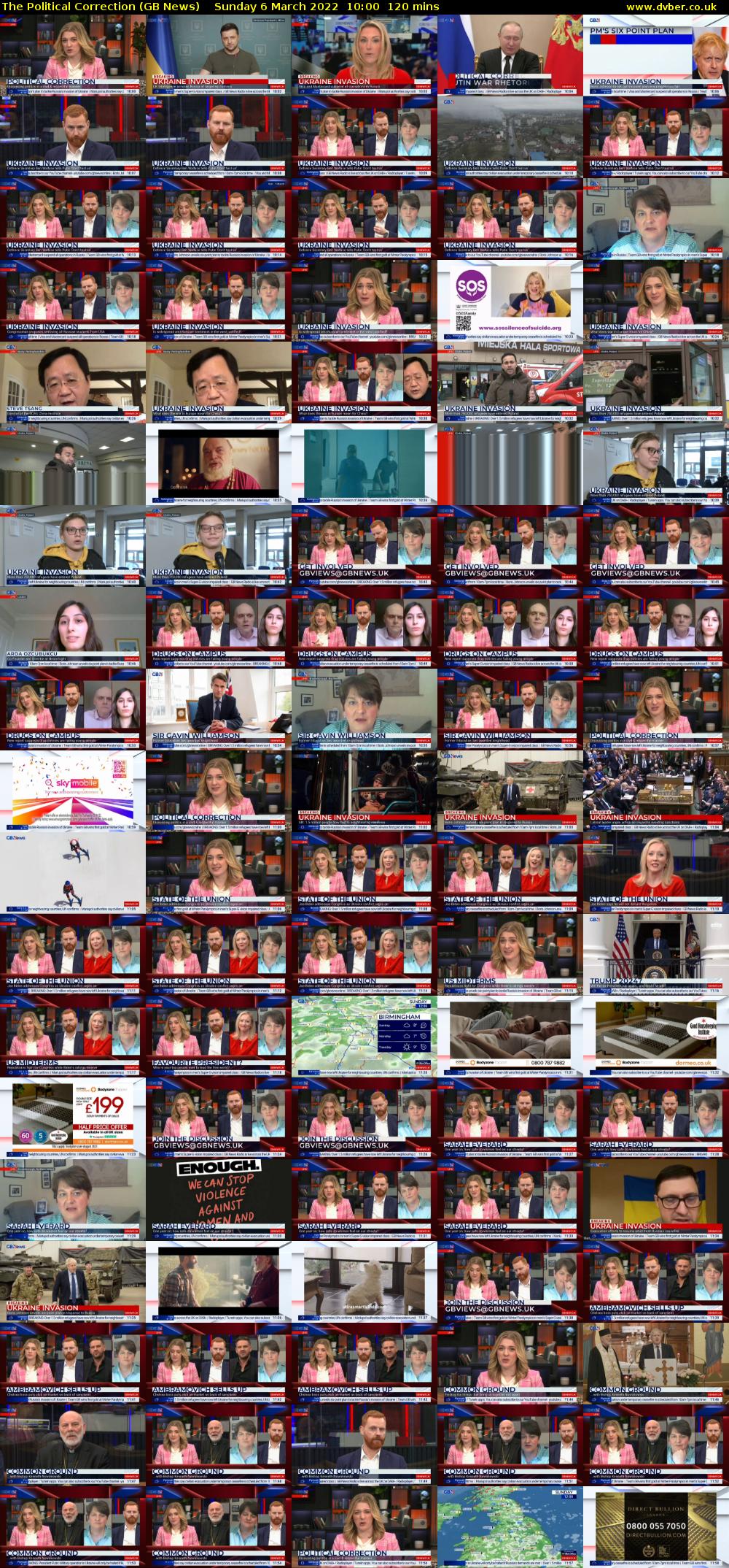 The Political Correction (GB News) Sunday 6 March 2022 10:00 - 12:00
