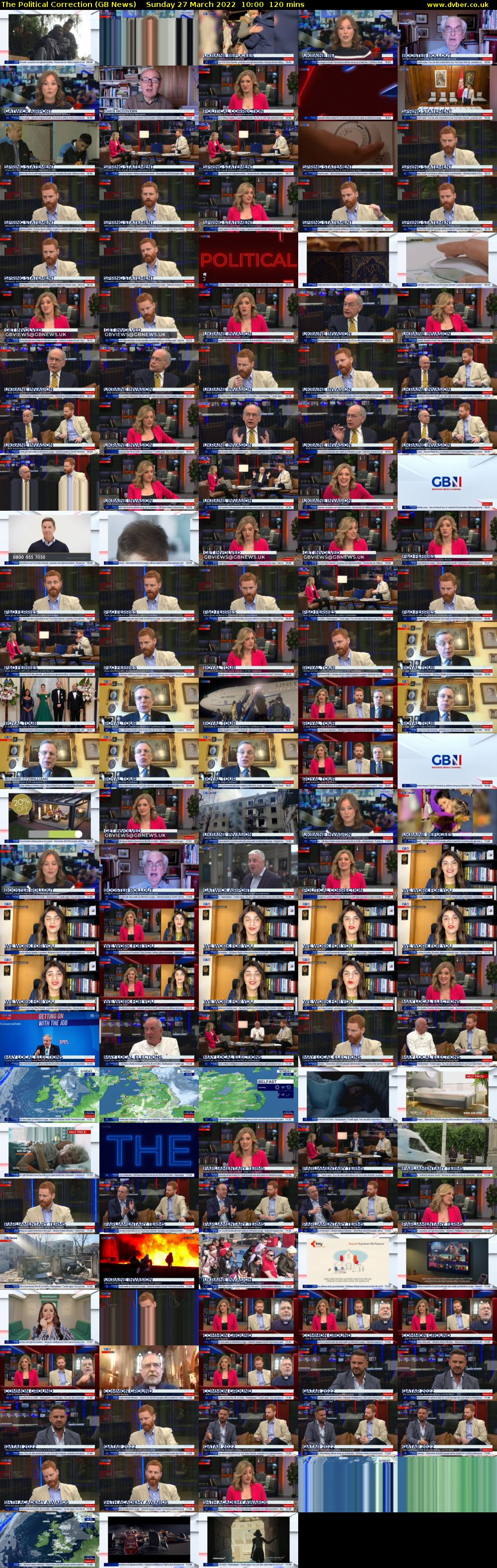 The Political Correction (GB News) Sunday 27 March 2022 10:00 - 12:00