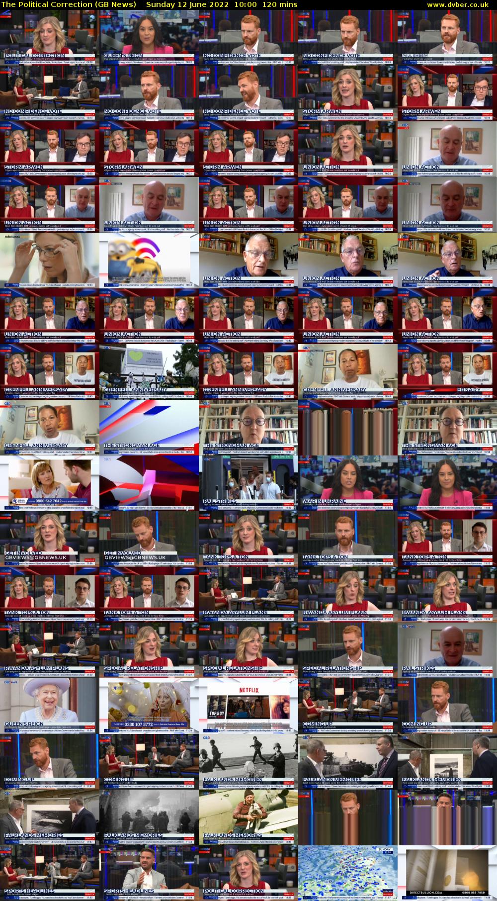 The Political Correction (GB News) Sunday 12 June 2022 10:00 - 12:00