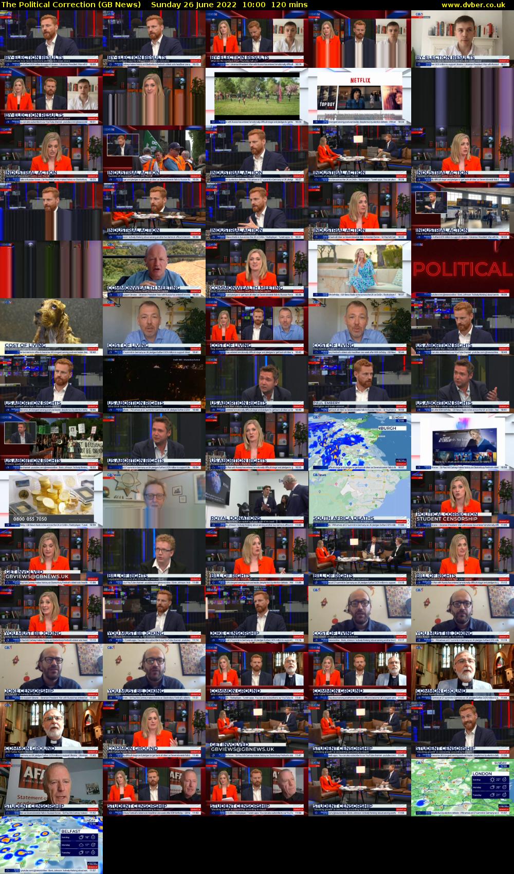 The Political Correction (GB News) Sunday 26 June 2022 10:00 - 12:00