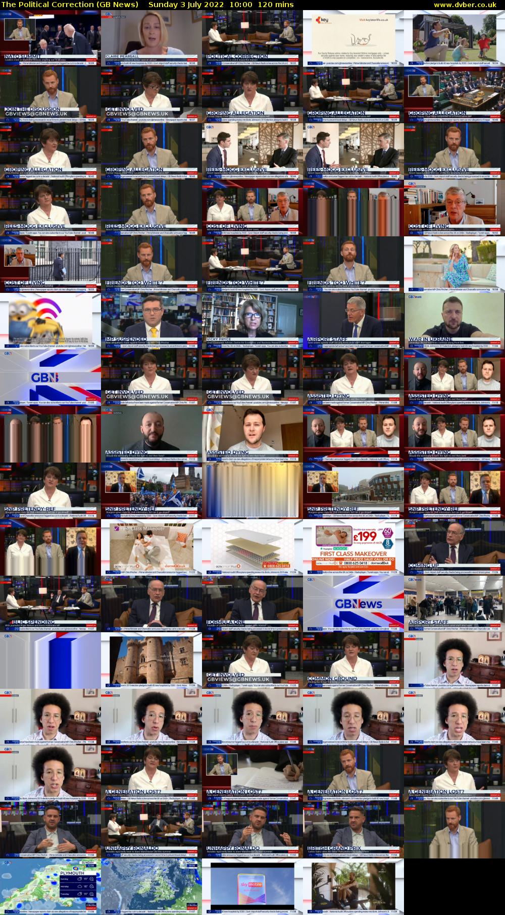 The Political Correction (GB News) Sunday 3 July 2022 10:00 - 12:00