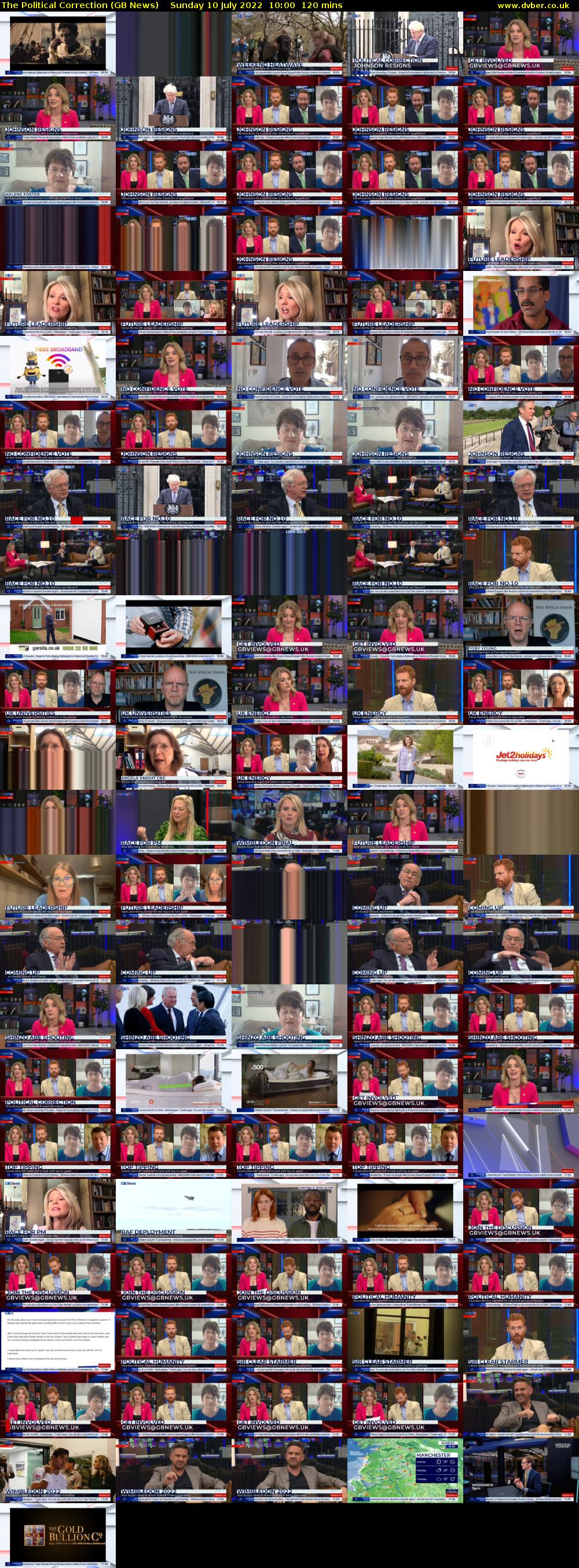 The Political Correction (GB News) Sunday 10 July 2022 10:00 - 12:00