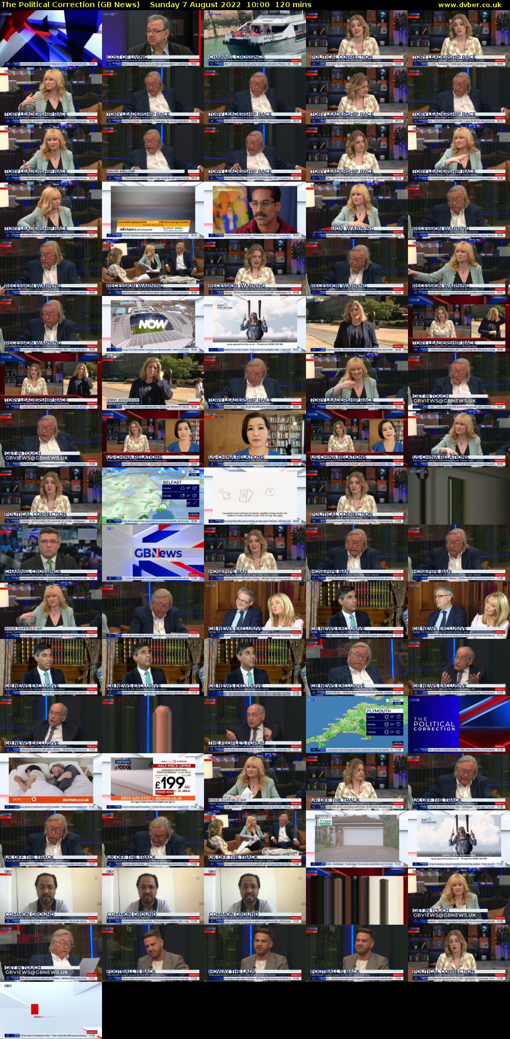 The Political Correction (GB News) Sunday 7 August 2022 10:00 - 12:00