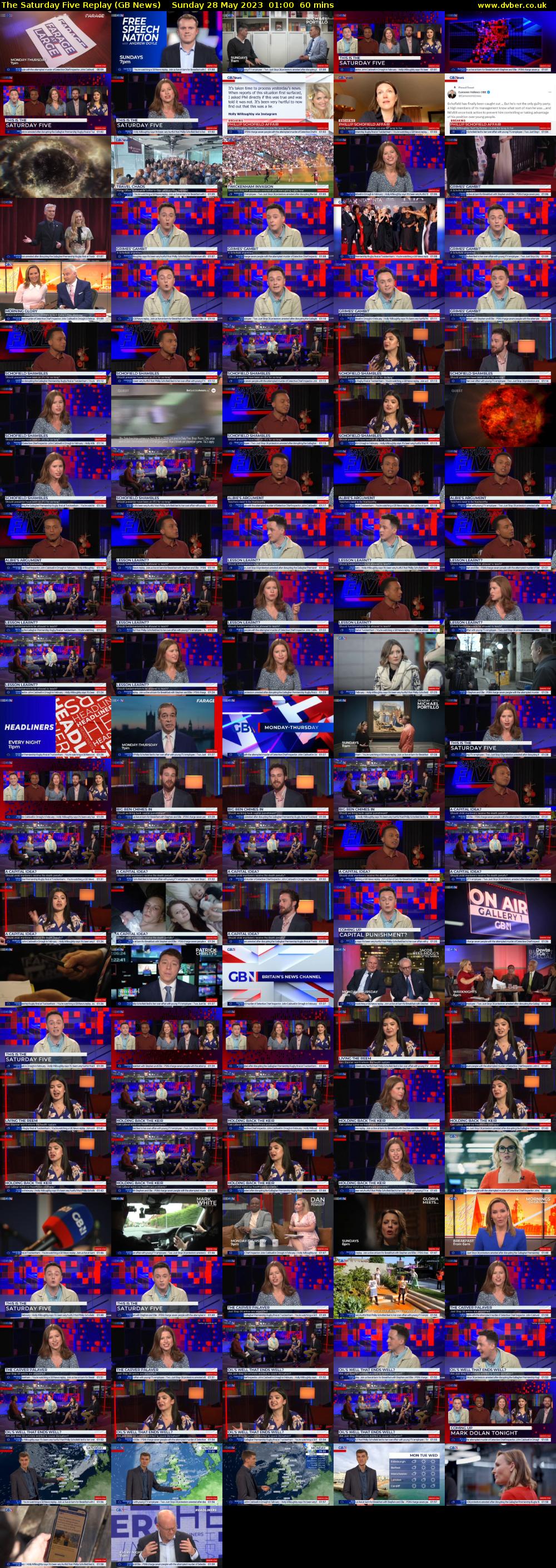 The Saturday Five Replay (GB News) Sunday 28 May 2023 01:00 - 02:00