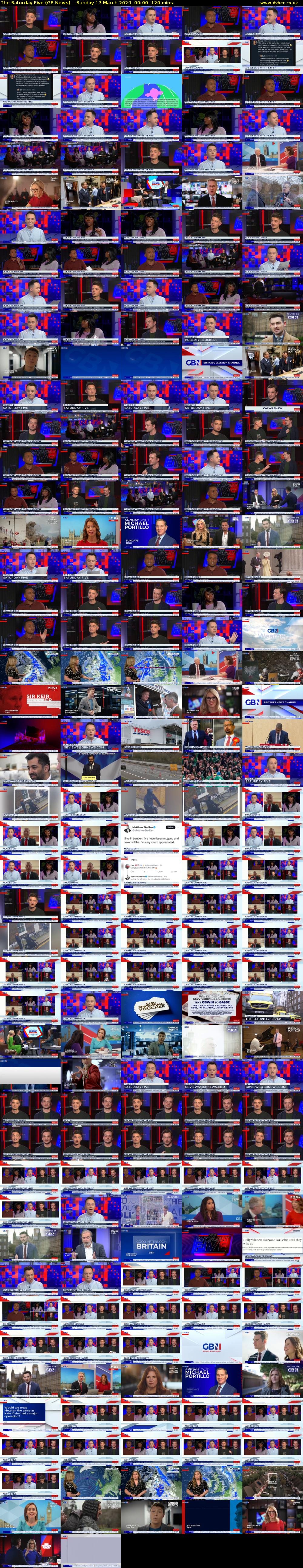 The Saturday Five (GB News) Sunday 17 March 2024 00:00 - 02:00