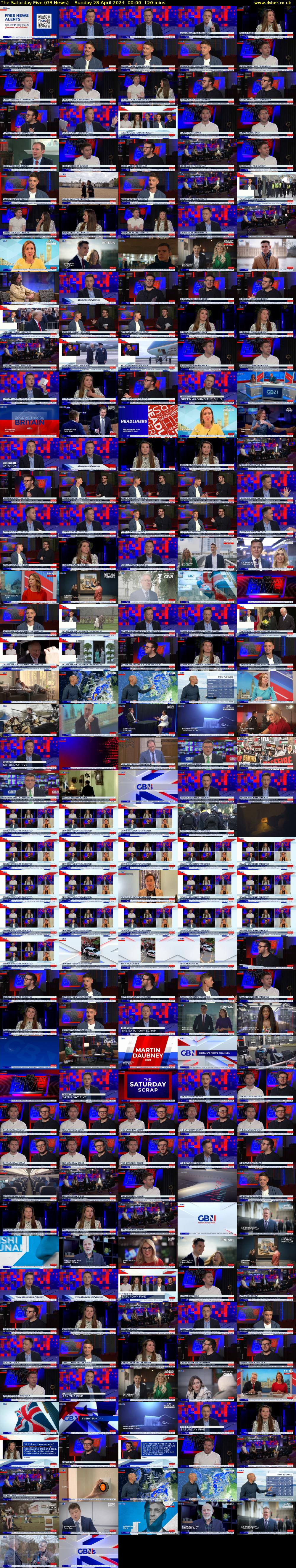 The Saturday Five (GB News) Sunday 28 April 2024 00:00 - 02:00