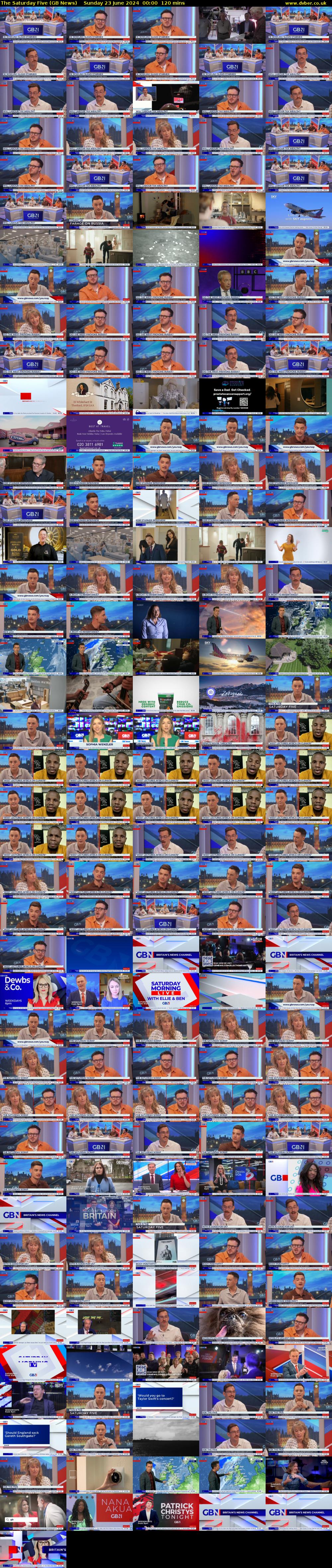 The Saturday Five (GB News) Sunday 23 June 2024 00:00 - 02:00