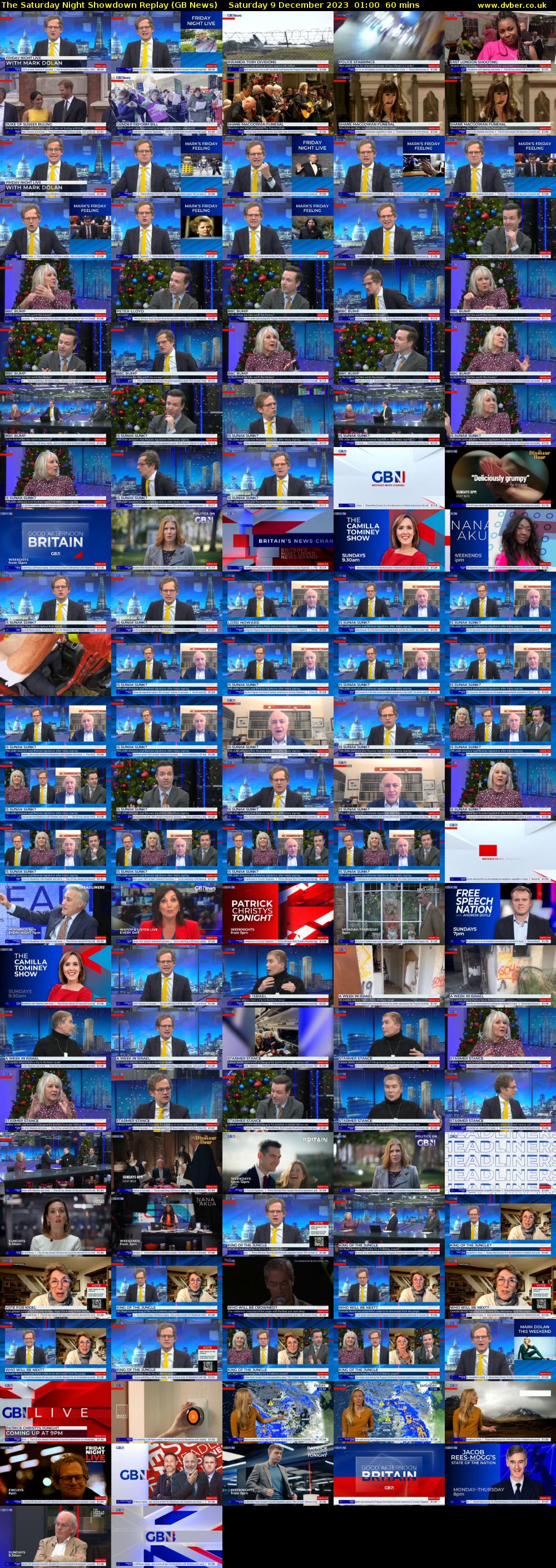 The Saturday Night Showdown Replay (GB News) Saturday 9 December 2023 01:00 - 02:00