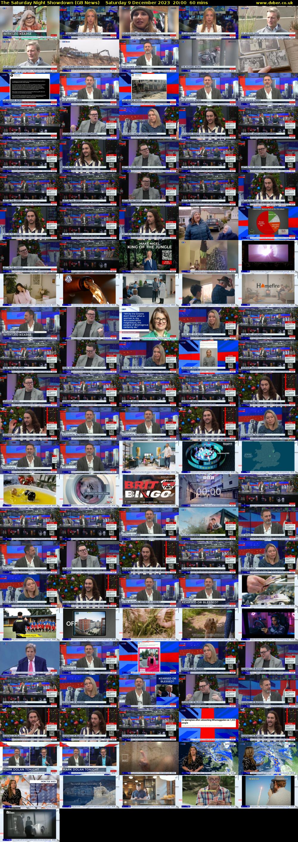 The Saturday Night Showdown (GB News) Saturday 9 December 2023 20:00 - 21:00