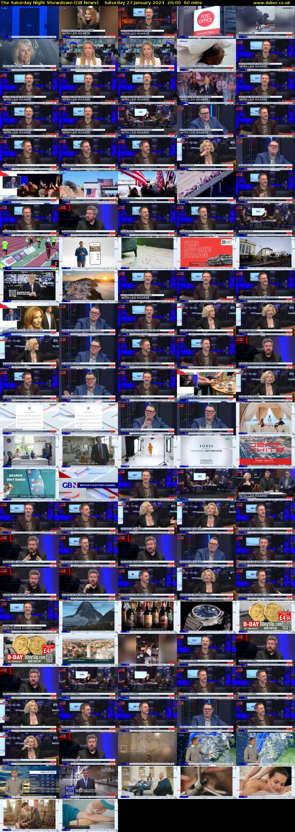 The Saturday Night Showdown (GB News) Saturday 27 January 2024 20:00 - 21:00