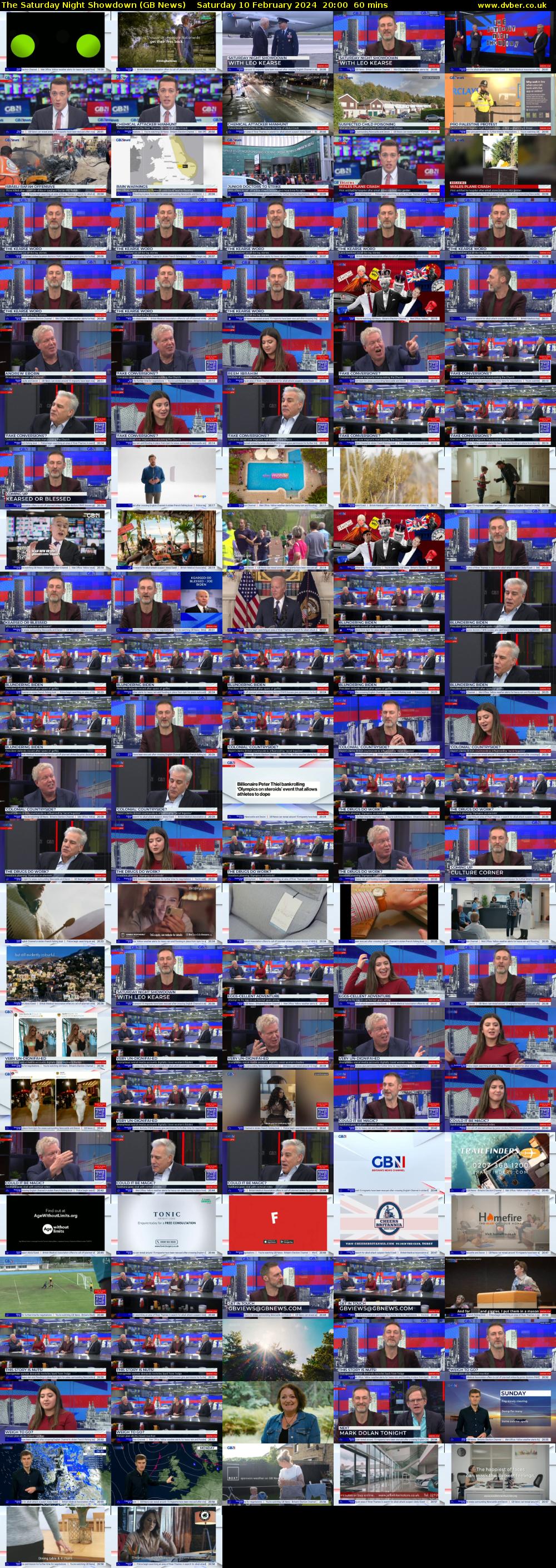 The Saturday Night Showdown (GB News) Saturday 10 February 2024 20:00 - 21:00