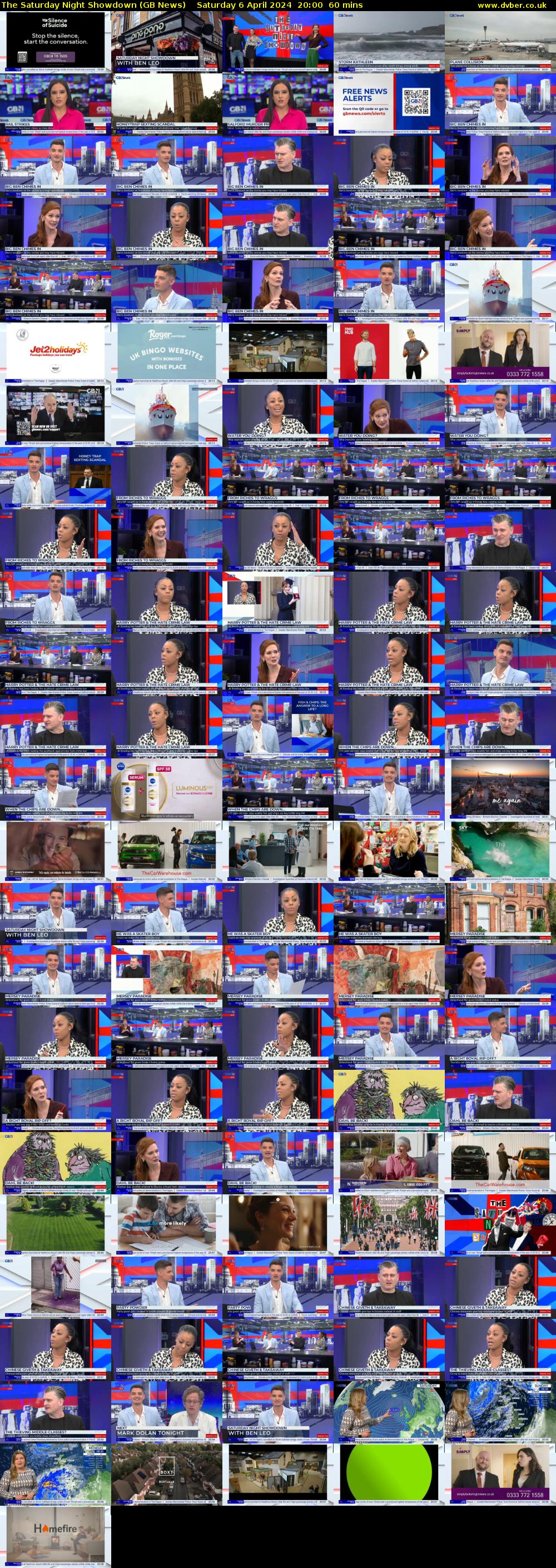 The Saturday Night Showdown (GB News) Saturday 6 April 2024 20:00 - 21:00