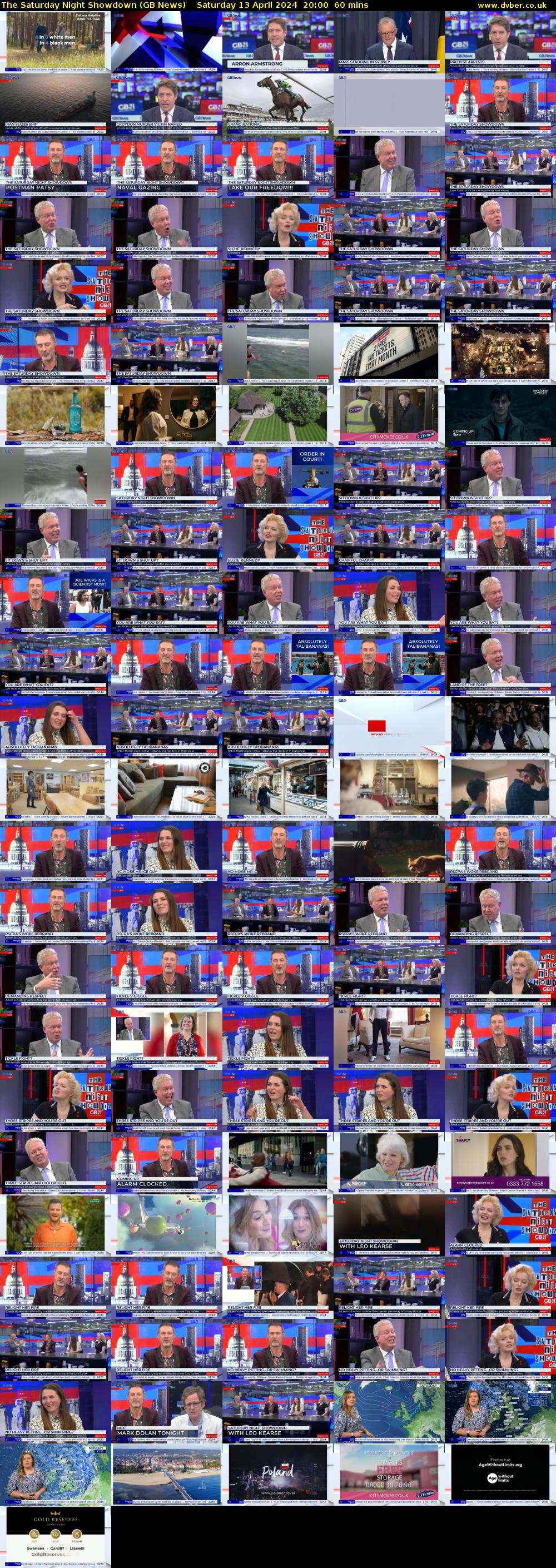 The Saturday Night Showdown (GB News) Saturday 13 April 2024 20:00 - 21:00