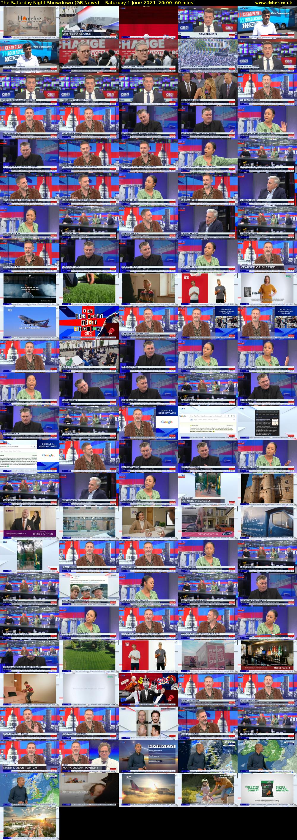 The Saturday Night Showdown (GB News) Saturday 1 June 2024 20:00 - 21:00