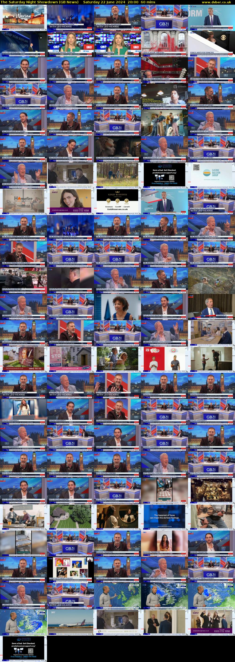 The Saturday Night Showdown (GB News) Saturday 22 June 2024 20:00 - 21:00