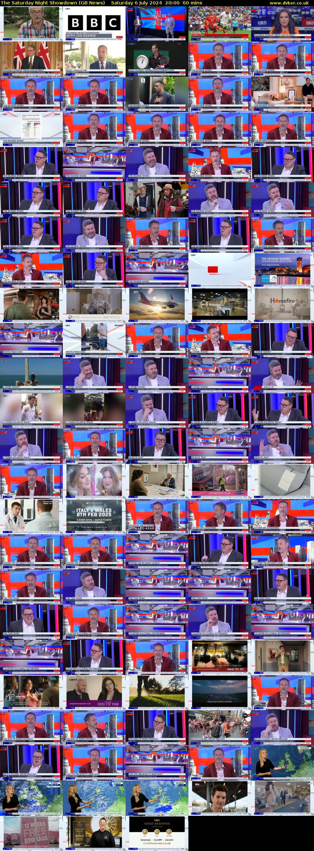 The Saturday Night Showdown (GB News) Saturday 6 July 2024 20:00 - 21:00