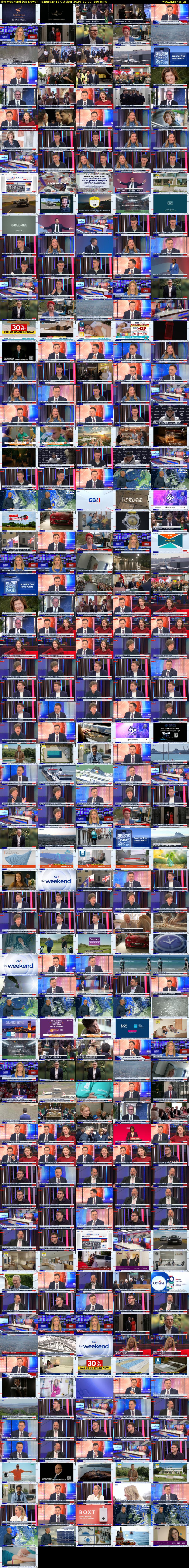 The Weekend (GB News) Saturday 12 October 2024 12:00 - 15:00