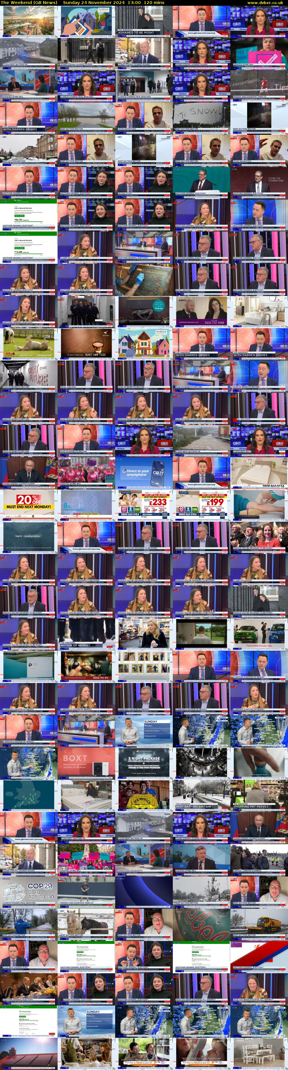 The Weekend (GB News) Sunday 24 November 2024 13:00 - 15:00