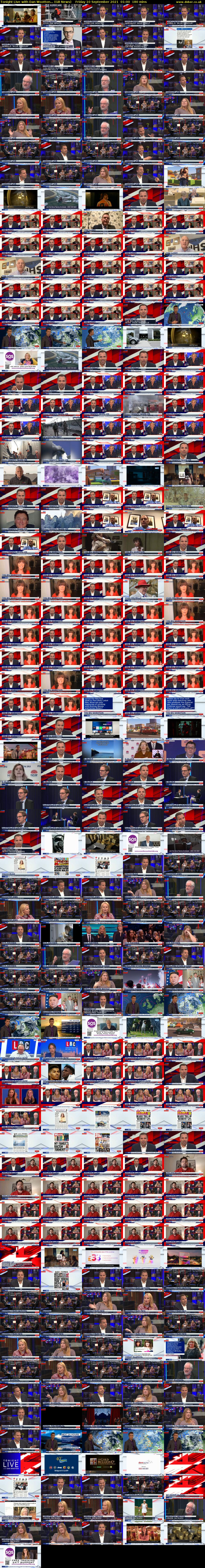 Tonight Live with Dan Wootton... (GB News) Friday 10 September 2021 01:00 - 04:00