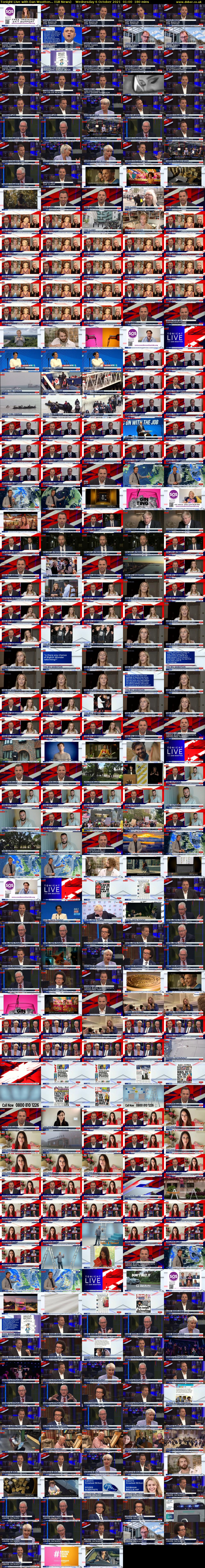 Tonight Live with Dan Wootton... (GB News) Wednesday 6 October 2021 01:00 - 04:00