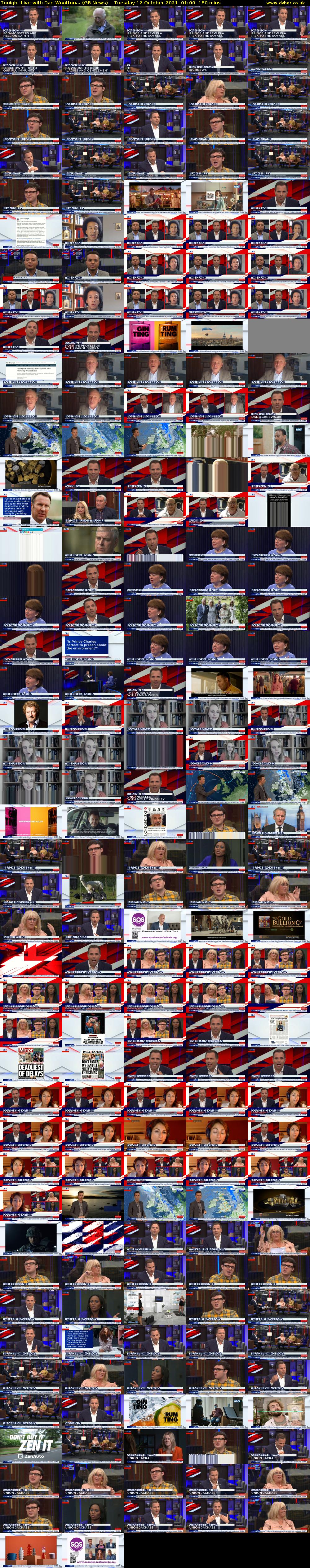 Tonight Live with Dan Wootton... (GB News) Tuesday 12 October 2021 01:00 - 04:00