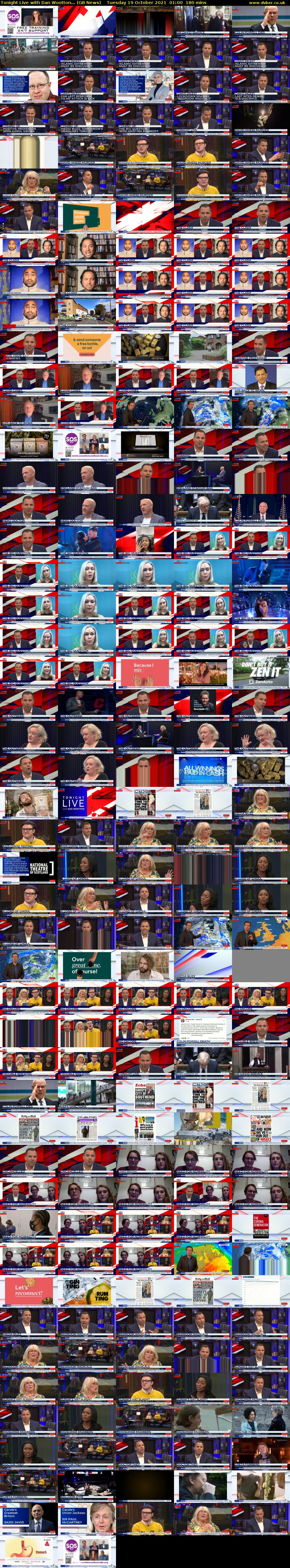 Tonight Live with Dan Wootton... (GB News) Tuesday 19 October 2021 01:00 - 04:00