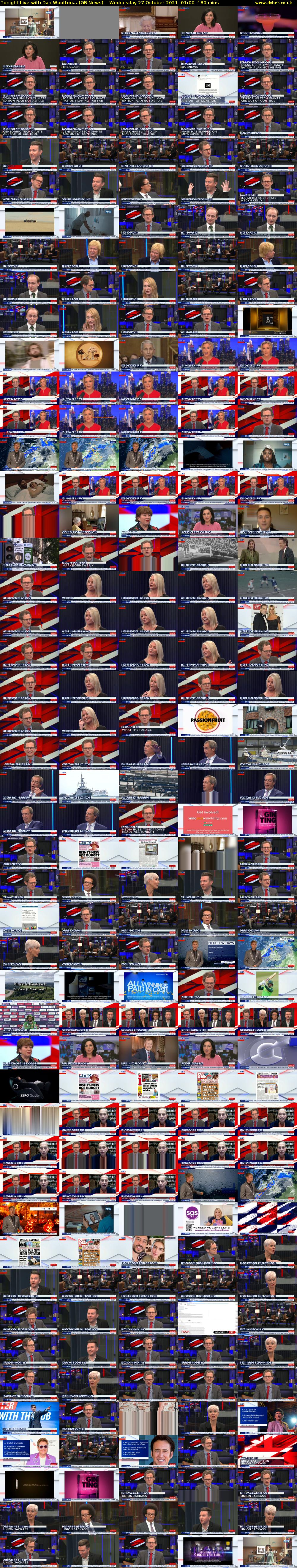 Tonight Live with Dan Wootton... (GB News) Wednesday 27 October 2021 01:00 - 04:00