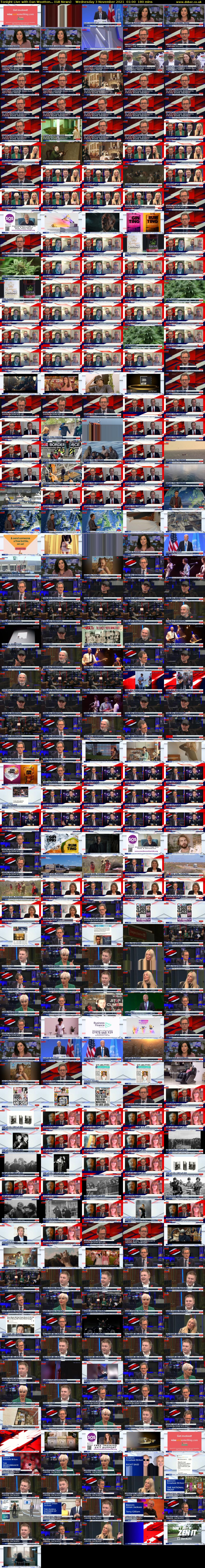 Tonight Live with Dan Wootton... (GB News) Wednesday 3 November 2021 01:00 - 04:00