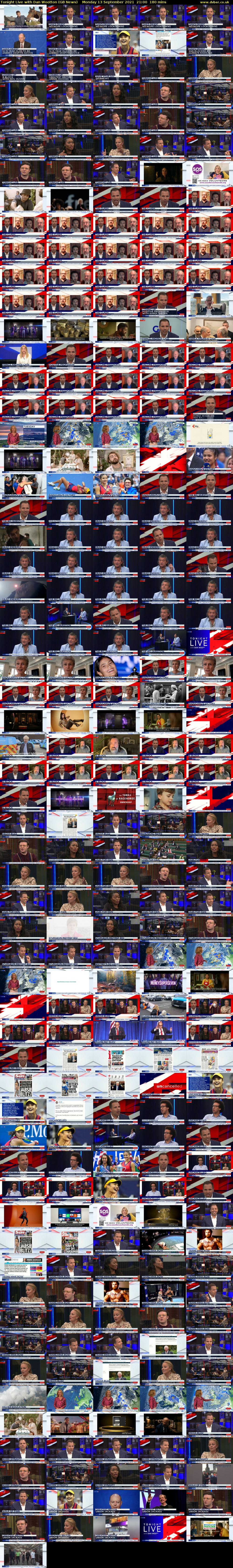 Tonight Live with Dan Wootton (GB News) Monday 13 September 2021 21:00 - 00:00