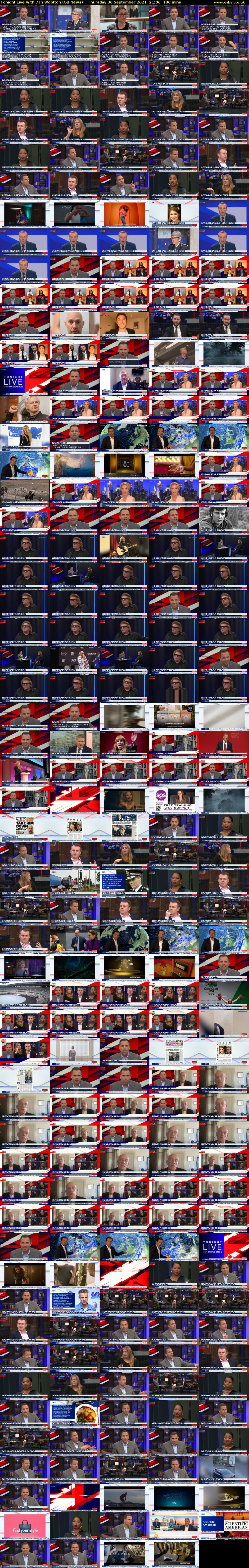 Tonight Live with Dan Wootton (GB News) Thursday 30 September 2021 21:00 - 00:00