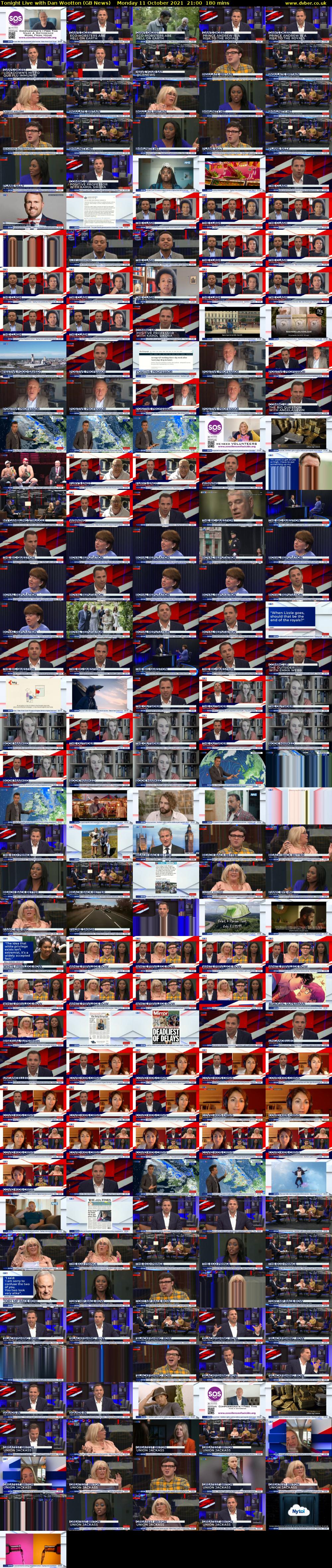 Tonight Live with Dan Wootton (GB News) Monday 11 October 2021 21:00 - 00:00