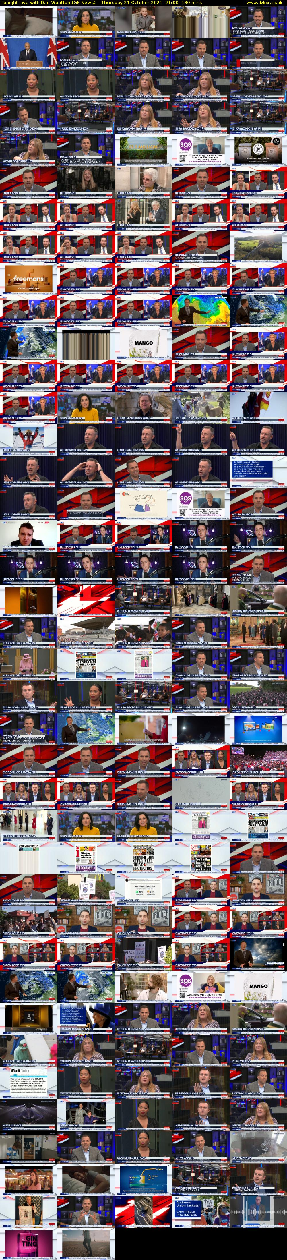 Tonight Live with Dan Wootton (GB News) Thursday 21 October 2021 21:00 - 00:00