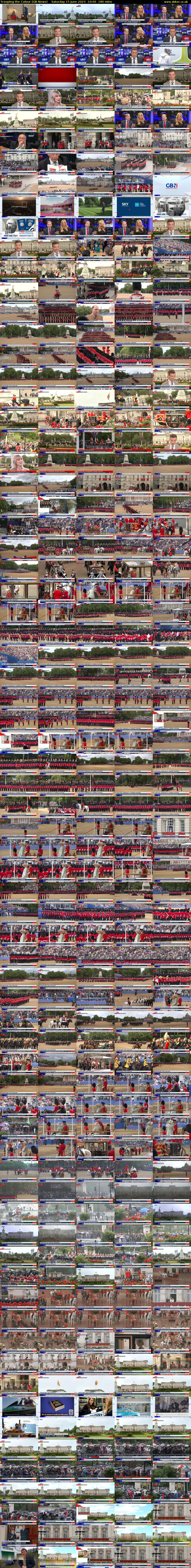 Trooping the Colour (GB News) Saturday 15 June 2024 10:00 - 13:00