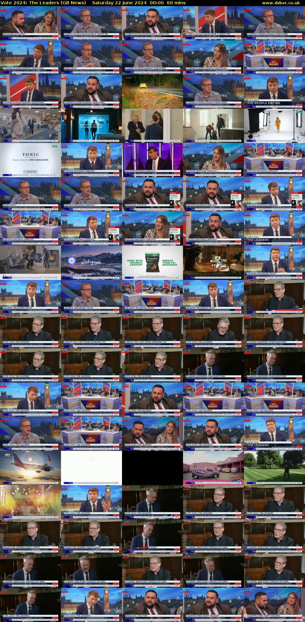 Vote 2024: The Leaders (GB News) Saturday 22 June 2024 00:00 - 01:00