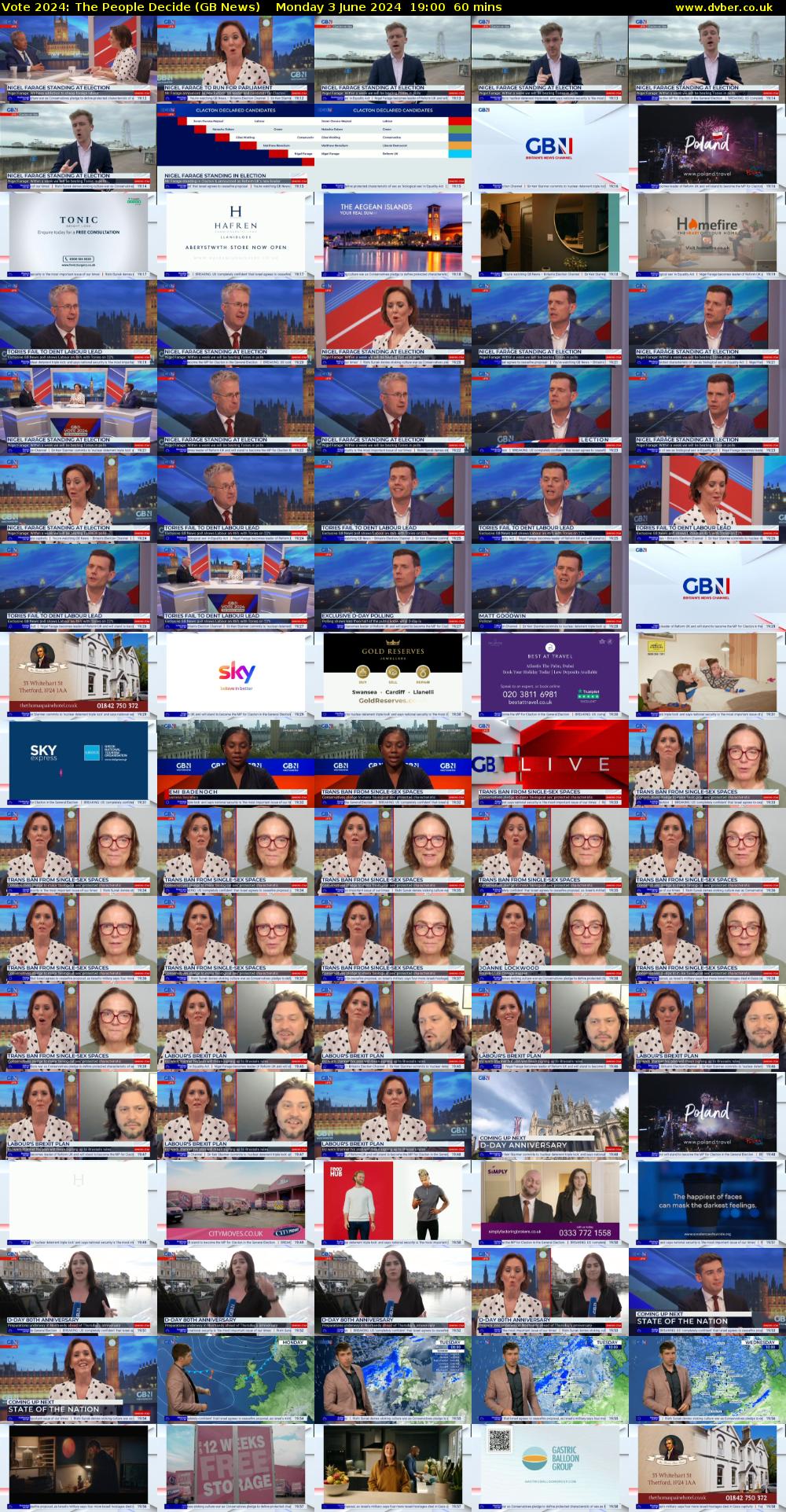 Vote 2024: The People Decide (GB News) Monday 3 June 2024 19:00 - 20:00