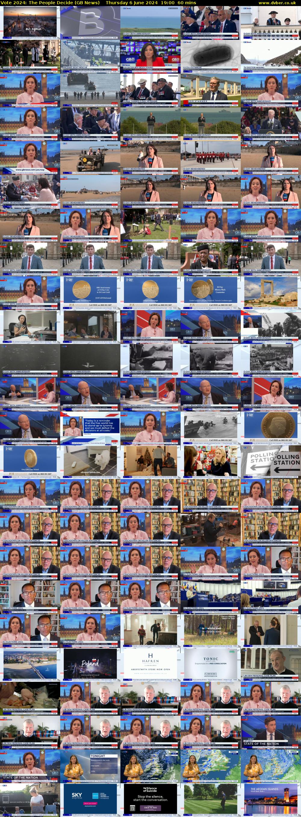 Vote 2024: The People Decide (GB News) Thursday 6 June 2024 19:00 - 20:00